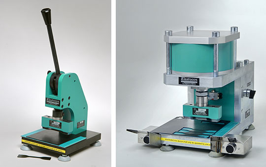 Elastocon cutting presses EP 08 and EP 02