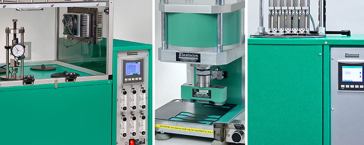 Elastocon instruments for testing of rubber and plastic materials