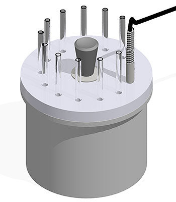 Insert for heat stability test of PVC, EB 07.02