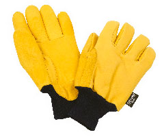 Cryogenic hide gloves